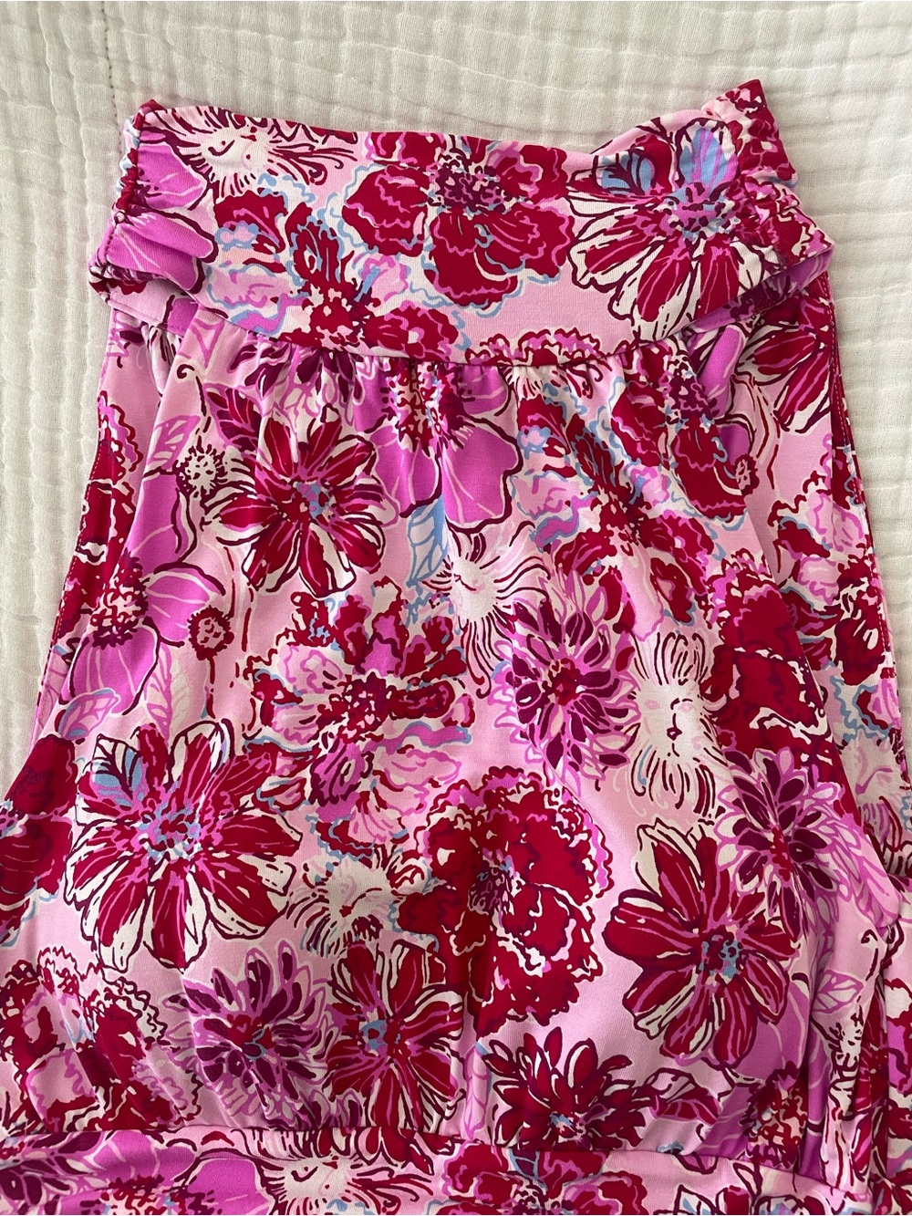 Lilly Pulitzer Hot Pink and Red Floral Maxi Dress - Picture 3 of 6